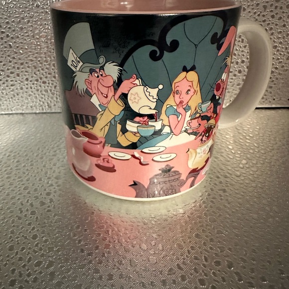 Disney Alice in Wonderland Tea Party Mug - Pink and Blue - Picture 5 of 6